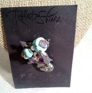 Robert Shields 925 Sterling Silver Buffalo Brooch Signed